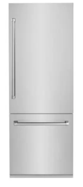Rbiv-304-30 Zline 30 Inch French Door Built-in Bottom Freezer Refrigerator