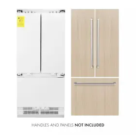 Rbiv-36 Zline New 36 Inch Panel Ready Refrigerator Ice Water Panels Not Included