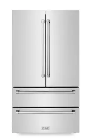 Rfm-36 Zline 36 Inch 22.5 Cu. Ft. Counter-depth French Door Refrigerator