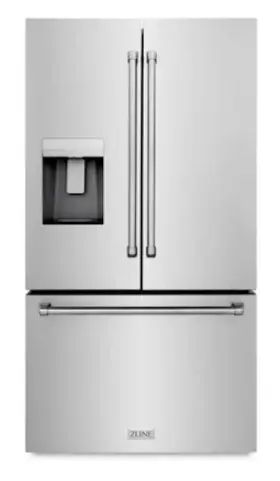 Rsm-w-36 Zline 36 Inch Stainless Refrigerator With Door Water/ice Mtn06