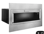 Kitchenaid KMBT5511KSS 30 Inch Wide 1.1 Cu. Ft. 1000 Watt Built Microwave Open. Price: $850.95.