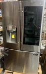 New Lg LFXS28596S Cu Ft Smart French Door Instaview Refrigerator Open. Price: $1449.00.