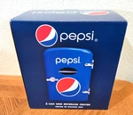 Pepsi 6-CAN Mini Fridge Bevarage Center MIS133PEP. New Sealed Open. Price: $24.95.