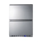 Summit SPR627OS2D Stainless Steel 3.4 Cu. Ft. Double Drawer Outdoor Refrigerator New. Price: $2313.00.
