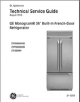 Ge Monogram ZIPS360NHSS ZIPP360NHSS ZIP360NH Service Repair Manual New. Price: $14.95.