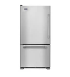 Maytag 30" 18.67 Cu. Ft. Bottom Freezer Refrigerator - MBL1957FEZ Open. Price: $1099.99.