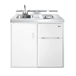 Summit C39ELGLASS 39"W All-in-one Kitchenette Stainless Steel New. Price: $2175.00.