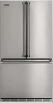 Viking Series 2021 Inch Counter Depth French Door Refrigerator RVFFR336SS Open. Price: $2899.00.