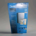 Midea 3.3 Cu Ft Compact Refrigerator Freestanding Reversible Door Glass Shelves New. Price: $134.99.