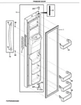 5304527272 Oem Frigidaire Refrigerator Door Assembly Model FRSS26L3AF No Dents New. Price: $412.99.