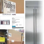 Oem Sub-zero 7008919 Classic Stainless Flsh Inst Freezer Door Panel Tubular Hdle New. Price: $250.00.