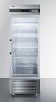 Summit Cubit Ft. Reach-in Refrigerator, Stainless Steel, Glass Door, SCR23SSG New. Price: $4265.00.
