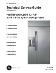Ge CSB42WSKCSS CSB48WSKBSS Service Repair Manual Paper Book Brand. Price: $28.99.
