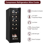 Zokop 12 Bottles 34L Compressor Wine Cooler Refrigerator Digital Temperature New. Price: $199.99.