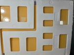 Samsung Bespoke Refrigerator Custom Door Panel Glam Yellow Glass RA-F18DU4C0 Open. Price: $149.99.