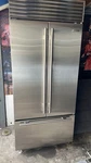 Sub-zero BI-36UFD/S/TH Built-in French Door Refrigerator Stainless Steel Used. Price: $6199.00.