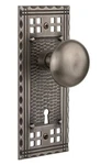Nostalgic Warehouse Craftsman Plate With Keyhole New York Knob, Mortise - 2.25",. Price: $144.69.