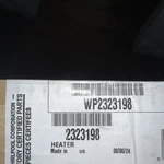 Whirlpool Defrost Heater WP2323198 New. Price: $34.00.