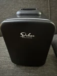 Simple Deluxe 4L Portable Mini Fridge Warmer Cooler For Six 12OZ Cans Open Box. Price: $55.00.