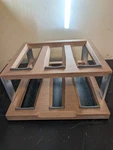 Kitchenaid Refrigerator Wine Caddy W11674388 For Model KRQC736RPS Oem Used. Price: $70.00.