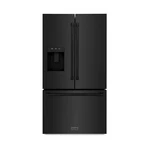 Zline Standard Depth French Door Black Stainless Refrigerator RSM-W-36-BS 2OB Open. Price: $1950.02.