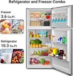 Smad With Freezer, 14.2CU Ft Apartment Size Refrigerators Silver New. Price: $799.00.