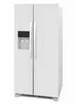 Frigidaire 33" Freestanding 22.3 Cu. Ft. Side By Refrigerator - FRSS2323AW Open. Price: $1149.99.