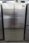 Monogram ZWE23NSYSS 36" Stainless Cd French Door Refrigerator Nob #160943 Open. Price: $3199.00.