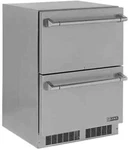 Lynx LN24DWR Inch Built-in Double Drawer Refrigerator 5 Cu. Ft. : St Open. Price: $3699.00.