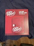 New Dr. Pepper Mini Fridge 6 CAN/4 Liter Maroon Open Box Retro Compact. Price: $50.00.