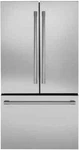 Monogram ZWE23NSTSS 36 Inch French Door Smart Refrigerator, Stainless Steel Open. Price: $2799.00.