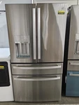 Profile PXD22BYPFS 36" Stainless Cd French Door Refrigerator Nob #157841 Open. Price: $1999.00.