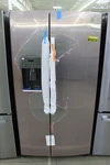 GSS25GYPFS 36" Stainless 25.3 Cu. Ft. Side By Refrigerator #151345 JL26 Open. Price: $799.00.