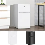 Homcom 3.2 Cu.ft Mini Fridge With Freezer For Bedroom Dorm Home Office New. Price: $216.99.