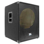 18 Inch Empty Front Firing Pro Audio Dj Subwoofer Cabinet Pa New. Price: $304.99.