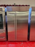 Subzero Refrigerator Freezer Side By BI48SSTH (used 10/2022). Price: $12500.00.