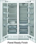 Thermador 48" Freedom Collection Refrigerator & Freezer T24IR905SP / T24IF905SP Open. Price: $11999.00.