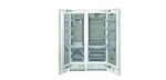 Thermador Freedom 42" Refrigerator Freezer Columns T24IR905SP / T18IF905SP Imgs Open. Price: $11299.00.