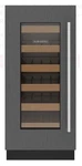 Sub-zero Designer Series DEU1550WL 15" Undercounter Single Zone Wine Cooler Open. Price: $3154.00.