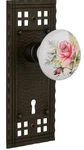 Nostalgic Warehouse Craftsman Plate Interior Mortise White Rose Porcelain Doo... New. Price: $227.99.