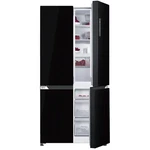 Ekobom EKONF505/BC 90CM Freestanding Fridge 505L, Black Glass, No-frost A++ New. Price: $1299.00.