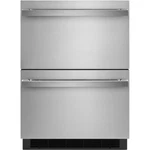 Jennair Noir JUDFP242HM 24" Built-in Under Counter Double-refrigerator Drawers New. Price: $2999.99.