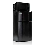 Microfridge Refrigerator/freezer/microwave, 44" H, Black 3.1MF7-7B1X New. Price: $1203.43.