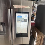 Samsung French Door Refrigerator Model RF32CG5900SR Right Side Assembly Used. Price: $600.00.