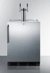 Summit 24" Outdoor Wine Kegerator, Stainless Steel, SBC54OSBIADAWKDTWIN New. Price: $3610.00.