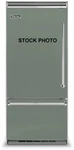Open Box Viking 36" Refrigerator Bottom Freezer Left Hinge Eucalptus. Price: $8299.99.