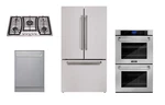Hallman Stainless Steel French Door Refrigerator Double Oven Dishwasher Cooktop New. Price: $2499.00.
