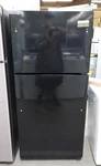 GTS19KGNRBB 30" Black 19.2 Cu. Ft. Top-freezer Refrigerator Nob #161176 Open. Price: $699.00.