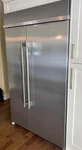48 Kitchenaid Built-in Side-by-side Refrigerator Stainless Steel Ice Maker Used. Price: $6999.00.