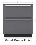 Nib Sub-zero ID30CI 30" 5.0 Cap Integrated Double Drawer Refrigerator/freezer New. Price: $5499.00.